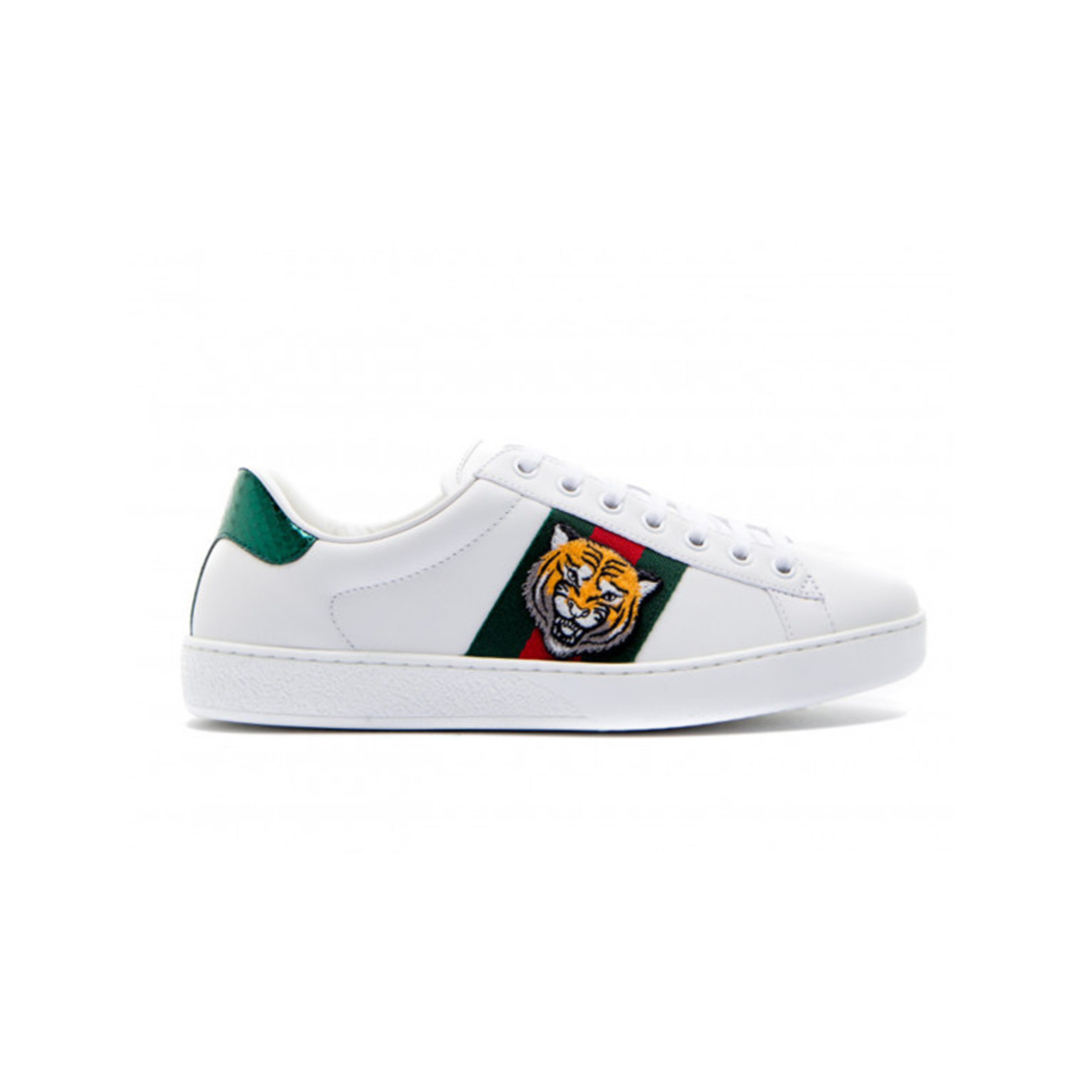 GUCCI MEN'S GG SUPREME WEB ACE SNEAKERS 457132